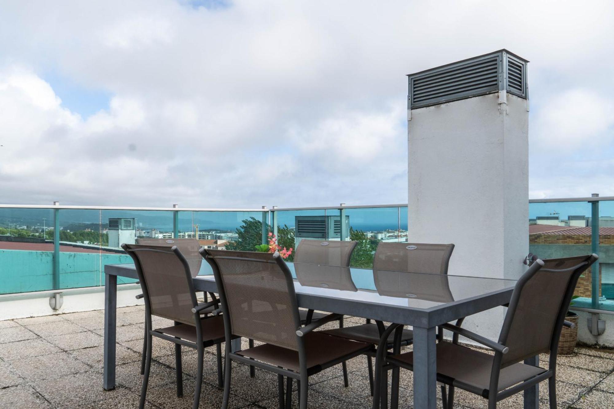 Rooftop Terrace Apartment Pdl Понта-Делгада Екстер'єр фото